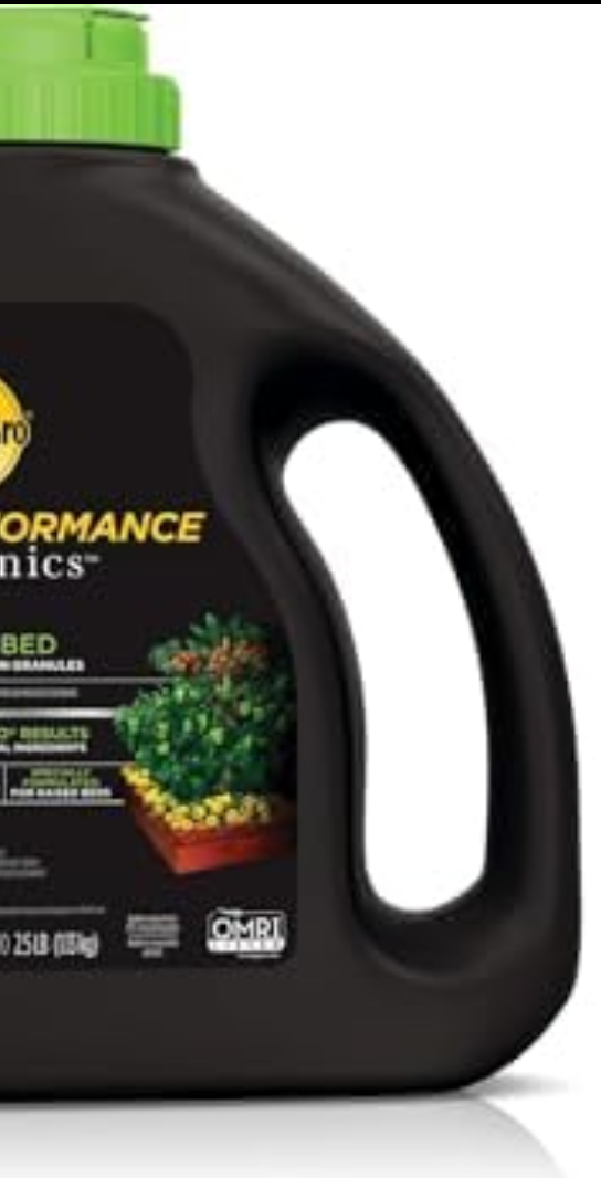 Miracle-Gro Performance Organics Raised Bed Plant Nutrition Granules - Plant Food with Natural & Organic Ingredients, for Vegetables, Fruits, Herbs and Flowers in Raised Beds, 2.5 lbs. (Pack of 1)