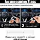 GLSOWEE Car Steering Wheel Tray, Computer Office Car Table Tray, Pink | Auto Steering Wheel Desk for Eating Working, Multipurpose Car Desk Travel Accessories for Most Vehicles Steering Wheel