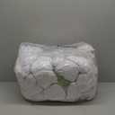 Moukeren Folding Chair Covers and Chair Cover Band Elastic Fabric White Chair Slipcovers with Crown Buckle Sage Green Chair Sashes for Wedding Party Dining Banquet Events (100)