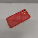 TOCOL Magnetic for iPhone 15 Pro Max Case, Upgraded Full Camera Protection, Compatible with Magsafe, Drop Protection, Translucent Matte Back Bumper Phone Cover 6.7-InchRed