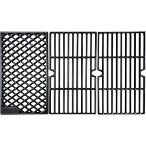 Direct Store DC148 16 4/9'' Cast Iron Cooking Grates for Dynaglo DGH450CRP DGH450CRP-D 4 Burner, DGH474CRP DGH485CRP DGB494SPB, for Kenmore 146.16132110 146.23678310 Backyard BY13-101-001-12 Grill
