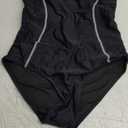 Women's One Piece Athletic Racerback Swimsuit Slimming Bathing Suit, Size: M