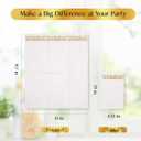 Vplus 400 Pack Paper Napkins Guest Towels Disposable Premium Quality 3-ply Dinner Napkins Disposable Soft, Absorbent, Perfect for Kitchen, Wedding, Parties, Dinners or Events (Gold), 400 Count