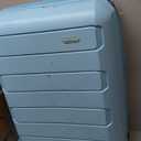 Traveler's Choice Pagosa Hardshell Expandable Luggage with Spinner Wheels, Baby Blue, 26-Inch Medium