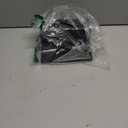 BINO Multi Purpose 3 Compartment Organizer with Tray - Makeup Brush Holder and Toothbrush Holder - Marble Bathroom Accessories (Matte Black)