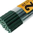 Jollybower 30pcs Steel Plant Stakes 2 Feet,Sturdy Plant Sticks, Plastic Coated Metal Garden Stakes Supports Climbing for Tomato, Bean, Flowers, Tree Potted