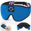 Voerou Sleep Mask Bluetooth 5.4 Headphones, Eye Masks for Sleeping with Ultra-Thin Stereo Speakers, Sleeping Mask Wireless Earbuds for Men Women Sleep, Cool Tech Gadgets for Teen Boys