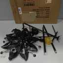 59" Solar Wind Spinner Outdoor Color Changing LED Garden Yard Decor - Pack of 2