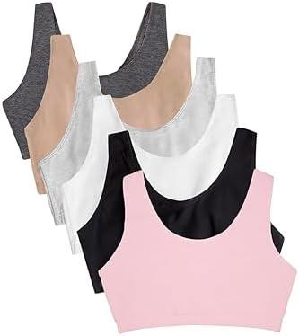 Fruit of the Loom Women's Built Up Tank Style Sports Bra Value Pack Size 34