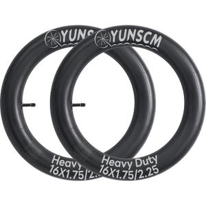 16" Heavy Duty Bike Tubes 16x1.75 16x1.95 16x2.10 16x2.125 AV Schrader Valve 45/57-305 Bicycle Tubes Compatible with 16 X 1.75/2.25 Bike Tire Tubes 2-PCS