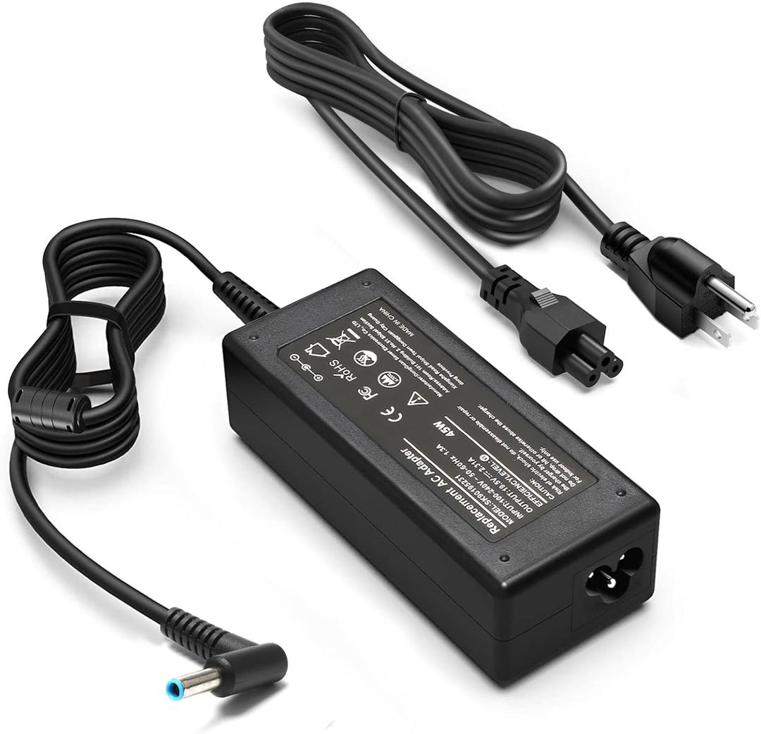 45W 19.5V 2.31A Laptop Charger Compatible for HP 17 Laptop, Pavilion 17, Envy X360 17, HP Notebook 17, HP 17-by 17-AK 17-CA 17-BS 17-CP 17-CN 17-ak013dx 17-by1053dx 17-by0021dx