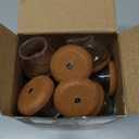 YOZON Chair Leg Floor Protectors for Hardwood Floors Felt Furniture Pads Silicone Caps 32 Pack Anti-Scratch Reduce Noise Clear Round Medium Fit 3/4" to 1-3/16" (19-30mm)