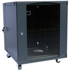 12U Wall Mount Network Server Cabinet Rack Enclosure Glass Door Lock 600mm Deep (12U)