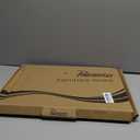 PHASAT S Shaped Shower Arm, 16.65 Inches High Rise Shower Arm with Flange,Shower Head Extension Arm Replacement,Shower Arm Extension Brushed Nickel,PU9L02