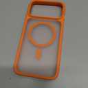 TORRAS Stronger Magnetic & Shockproof for iPhone 17 Pro Max Case, Fit for MagSafe, Military Grade Drop Protection, Camera Control, DIY Button, Slim for iPhone 17 Pro Max Case Translucent Orange