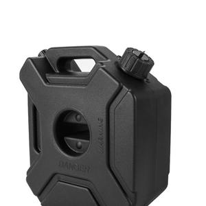 5L Black Gas Fuel Tank Gas Oil Storage Can With Lock Keys Fits For ATV UTV Auto