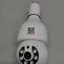 Heemketz Light Bulb Security Camera for Home Security, 2K Security Camers Wireless Outdoor Motion Tracking Detection & Alarm, 5GHz & 2.4GHz WiFi Bulb Camera, Color Night Vision, Two-Way Talk, Alexa