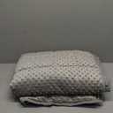 Mr. Sandman Weighted Blanket for Adults Queen Size 15 lbs, Soft Cooling Heavy Minky Blanket for Sleep, Washable Throw Blanket with Glass Beads, 60 x 80 Inches, Grey