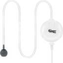 hygger Quiet Aquarium Air Pump 1.5 Watt Energy Saving Mini Oxygen Pump for 1-15 Gallon Fish Tank with Accessories White