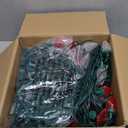 2PACK C9 LED Christmas Lights with 100 Spring Clips, Total 100ft 100 LED Waterproof Strawberry String Lights, Commercial Grade Extendable Perfect for Roofline Patio House Xmas Decor, Red & Pure White