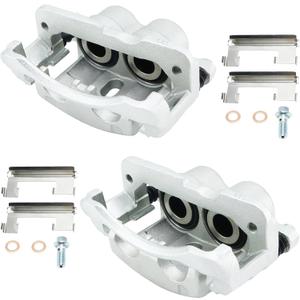Front Brake Calipers with Bracket 18B4728+18B4729 Replace for 1999-2004 Chevy Silverado 1500, 2000-2006 Tahoe, 1999-2004 GMC Sierra 1500, 4.3/4.8/5.3/6L, 25848000+25848001