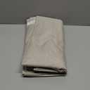 Tan Curtains 54 Inch Length for Nursery Room 2 Panel Rod Pocket Short Neutral Semi Sheer Linen Drop Cloth Look Light Filtering Cotton Curtains for Bedroom Guest Picture Window Kitchen Spa Office Beige