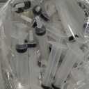 120 Pack Plastic Syringes with Tip Cap 10ml Capacity Resuable Syringe for Halloween, Thanksgiving Day, Christmas, Graduation