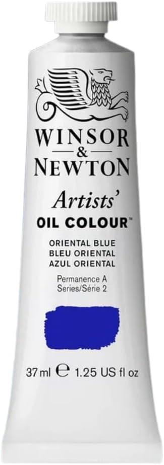 Winsor & Newton Artists' Oil Color, 37ml (1.25 oz) Tube, Oriental Blue