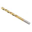 2 x uxcell 6.4mm Drill Bits High Speed Steel Straight Shank 100mm Length Twist Drill Bit Fully Ground Titanium Coated 2 Pcs