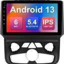 2+32G 9-inch Android 13 Car Stereo for Dodge RAM 2013-2018 IPS Touchscreen Screen Car Radio with Carplay & Android Auto Support Backup Camera GPS FM Navi BT SWC(Auto AC)