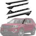 4 x Windshield A-Pillar Molding Trim,Outer & Inner Windshield Panel Molding Trim for 2011-2019 Ford Explorer Replaces 926-450,926-451,Driver Left & Passenger Right Side