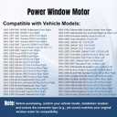 Passenger Right Side Power Window Lift Motor fit for 84-09 Chevy Tahoe Blazer Corvette C/K1500 C/K2500 C/K3500, GMC Yukon Jimmy Savana Sonoma Cadillac Buick Oldsmobile Pontiac Saturn, 742-143