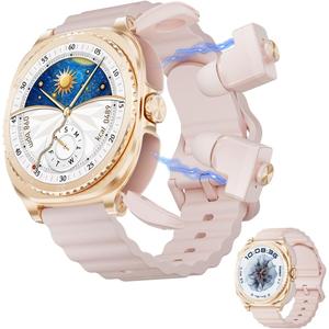 Smart Watch with Earbuds for Women&Wife Gift, 1.53 HD Display, Bluetooth Call, Music Control,Fitness Tracker, Step,Calories,Sleep Monitor,Heart Rate Monitor,Health Tracking,Android & iOS