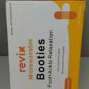 REVIX Microwavable Booties for Cold Feet with Moist Heat Therapy, Hot Feet Warmers for Relieving Foot Stiffness, Adjustable Fit & Non-Slip Heated Slippers for Women & Men, Mocha S