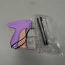 Stitch Gun for Clothes - Handheld Stitch Gun Quick Clothing Fixer - Mini Sewing Kit Micro Tagging Gun - Includes 6 Needle, 1000 Black Fasteners & 1000 White Fasteners (Purple)