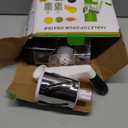 Rotary Cheese Grater Hand Crank Cheese Shredder with 3 Stainless Steel Blades, Rotary Grater, for Fresh Cheese, Vegetable, Nuts,Non-slip Suction Base, Black