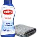 Bar Friends Soft Cleanser & Microfiber Cloth - 26oz Powerful Multipurpose Cleaner for Kitchens, Bathrooms, Sinks, Cookware, Showers, Tubs, Tiles, Stovetops, and More