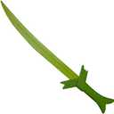 Fantasy PU Foam Sword - Red and Green Scarlet Cosplay Prop - Finn Style for Adventure and Collectible Gift, Small