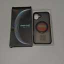 TORRAS 360 Rotatable Magnetic Ring for iPhone 16 Plus Case, Fit for MagSafe with Stand Ring Holder, 16FT Military Grade Shockproof Translucent Back Case for iPhone 16 Plus Phone Case Ostand, Black