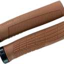 WTB CZ Control Bicycle Grips (Set of 2) Single Clamp, Ergonomic, Pressure Relief (Black/Tan), 142mm x 33/53mm taper