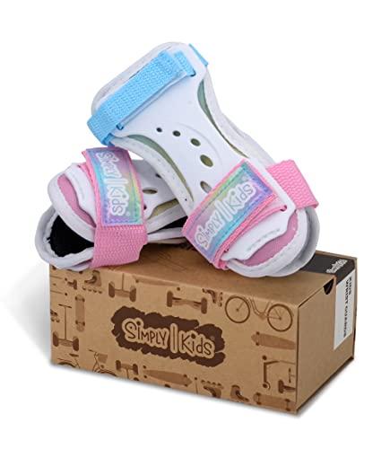 Simply Kids Wrist Guards - Wristsavers for Bike Skateboard Roller Skating Snowboarding for Children Youth Toddler Girl Boy - Wrist Support Protective Gear Wrist Pads (Unicorn, Small)