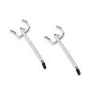 Wohegyy pegboard Hooks, Heavy Duty Peg Board Organizer Accessories,Metal Hooks for pegboard,peg Board Hooks for Hanging for 1/4" Pegboard Hanging Tools Garage (2I 60Pack)