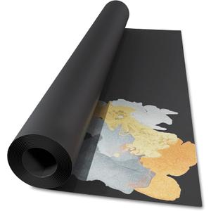 Large Black Drawing Paper Roll (23x50.25, 200gsm) - Premium Art Paper for Drawing and Painting - Great for Classrooms and Creative Projects
