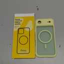 Thomo Magnetic for iPhone Air Case, [Compatible with Magsafe] [Full Camera Protection] Translucent Matte Military Grade Shockproof with Anti-Fingerprint Phone Cover 2025, Creamy Yellow