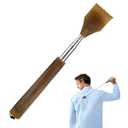 18.5 Inch Extendable Cow Horn Back Scratcher, Portable Natural Horn Telescopic Itch Relief Back Scratcher for Man,Woman's and Adults, as a Gift for Parents, Friends and Loved Ones (G-Brown), 5 Pcs
