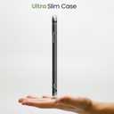 for iPhone XR 6.1-Inch Case, Shockproof TPU Clear Cover with 2 Pack Tempered Glass Screen Protectors & Leather Kickstand (3M Adhesive Mount) for Stand/Horizontal Viewing, Clear