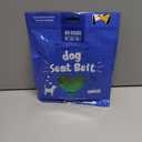 COOYOO Dog Seat Belt,3 Piece Set Retractable Dog Car Harness Adjustable Dog Seat Belt for Vehicle Nylon Pet Safety Seat Belts Heavy Duty & Elastic (01-Set 01-Black+Black)