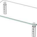 Hemudu Monitor Stand -3 Adjustable Height Monitor Riser, Computer Monitor Stand, Desktop Organizer, Monitor Stand Riser for PC, Computer, Laptop Clear