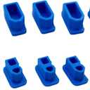 XT60 Male Female Dust Covers (5 Pairs) - 3D Printed PETG Protective Caps Waterproof Anti-Short Circuit Design,Hard Plastic with Layer Texture for XT60 Plugs/Sockets
