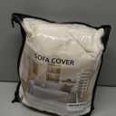 Couch Covers for Dogs, 78"x118", Washable Sofa Covers for 3 Cushion Couch, L Shaped Couch Cover Multi-Use, Non Slip Sofa Slipcovers for Living Room, Couch Cover Blanket, Off White